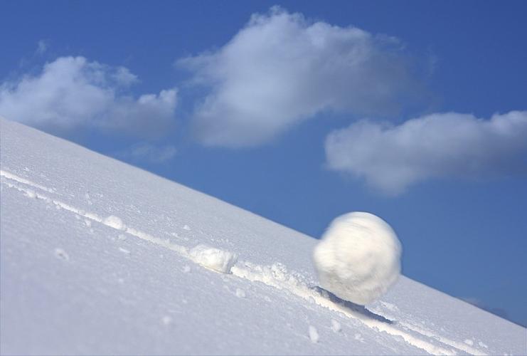 校园里的雪球大战