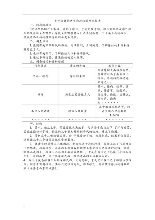 关于邓姓历史和现状的研究报告