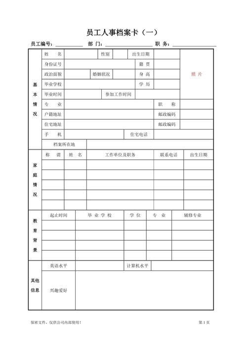 人事档案自查报告