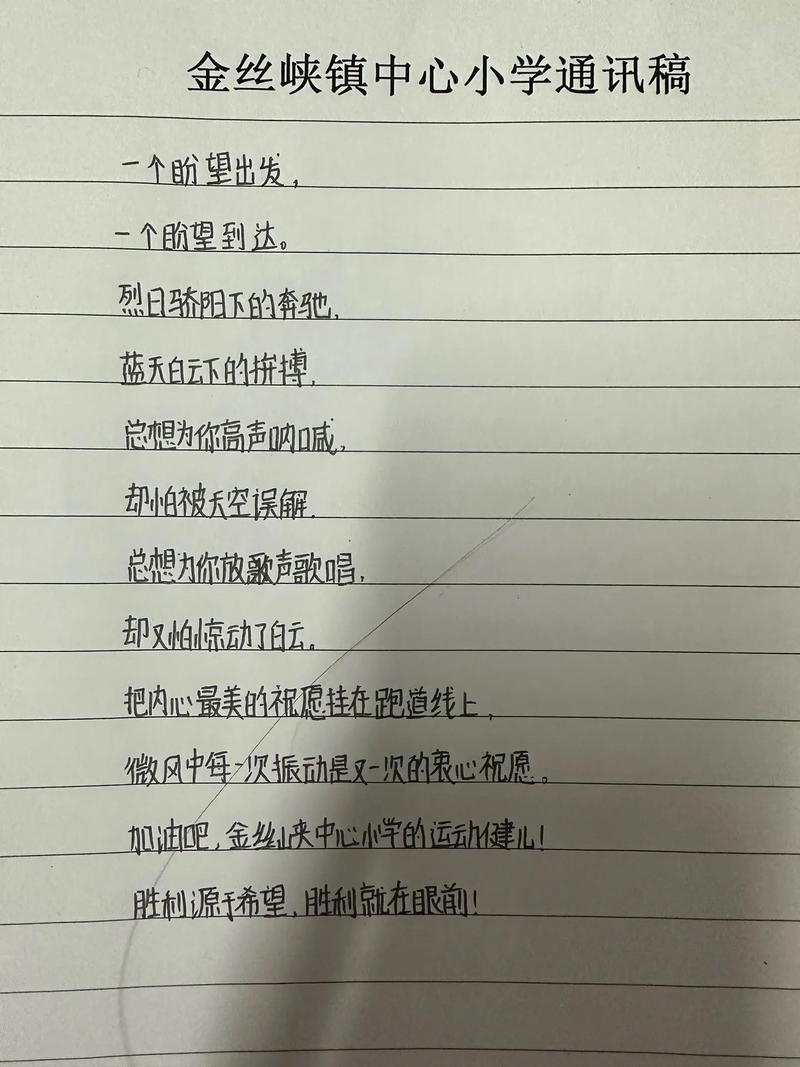 比赛通讯稿