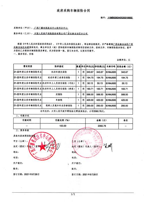 2024车损保险合同